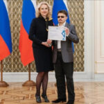 А. Шишкин с дипломом победителя