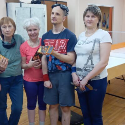 В Снежинске состоялся Чемпионат города по настольному теннису (спорт слепых)