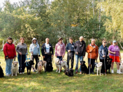 «Мы с хозяином вдвоём» – пара из Челябинска побывала на XIX Всероссийском реабилитационном конкурсе ВОС инвалидов по зрению и их собак-проводников