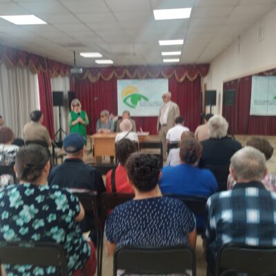 Отчётно-выборное собрание и праздничный концерт прошли в Уйской группе Чебаркульской МО ВОС