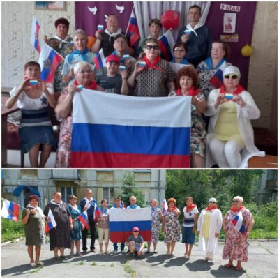 Символы единства: в Озёрской МО ВОС провели патриотический флешмоб и встречу с героем