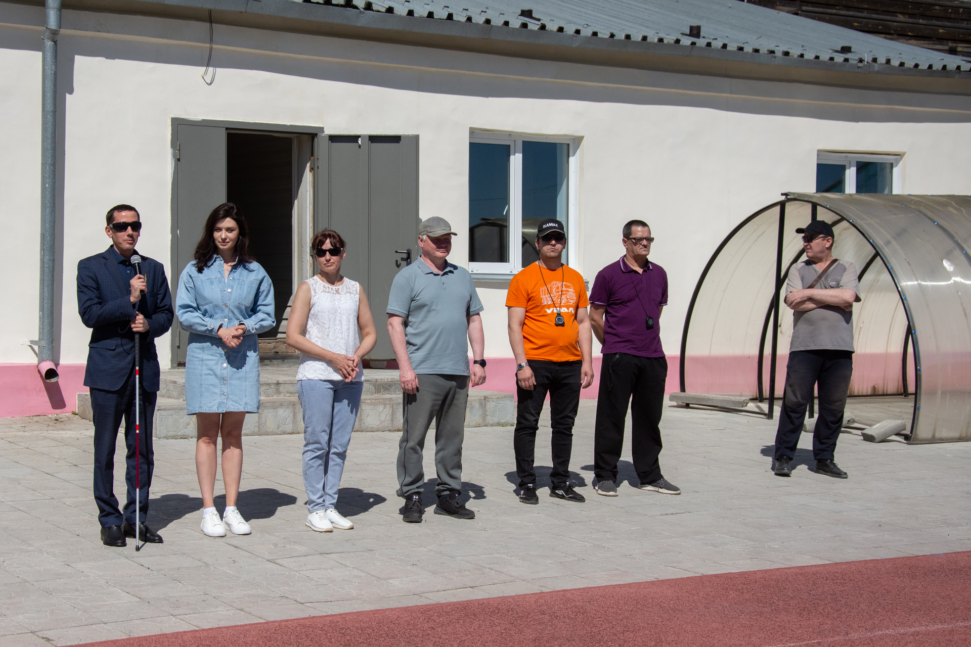В Коркино прошли областные соревнования среди инвалидов по зрению