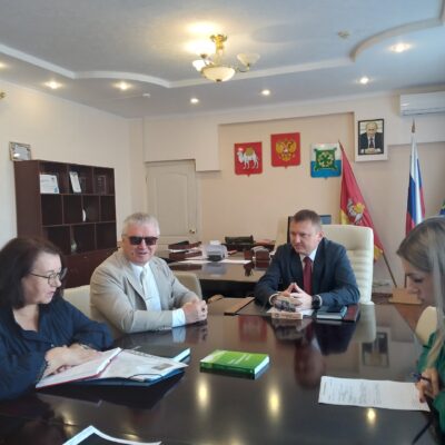 Председатель Чебаркульской МО ВОС Виктор Кушлаков встретился с главой округа