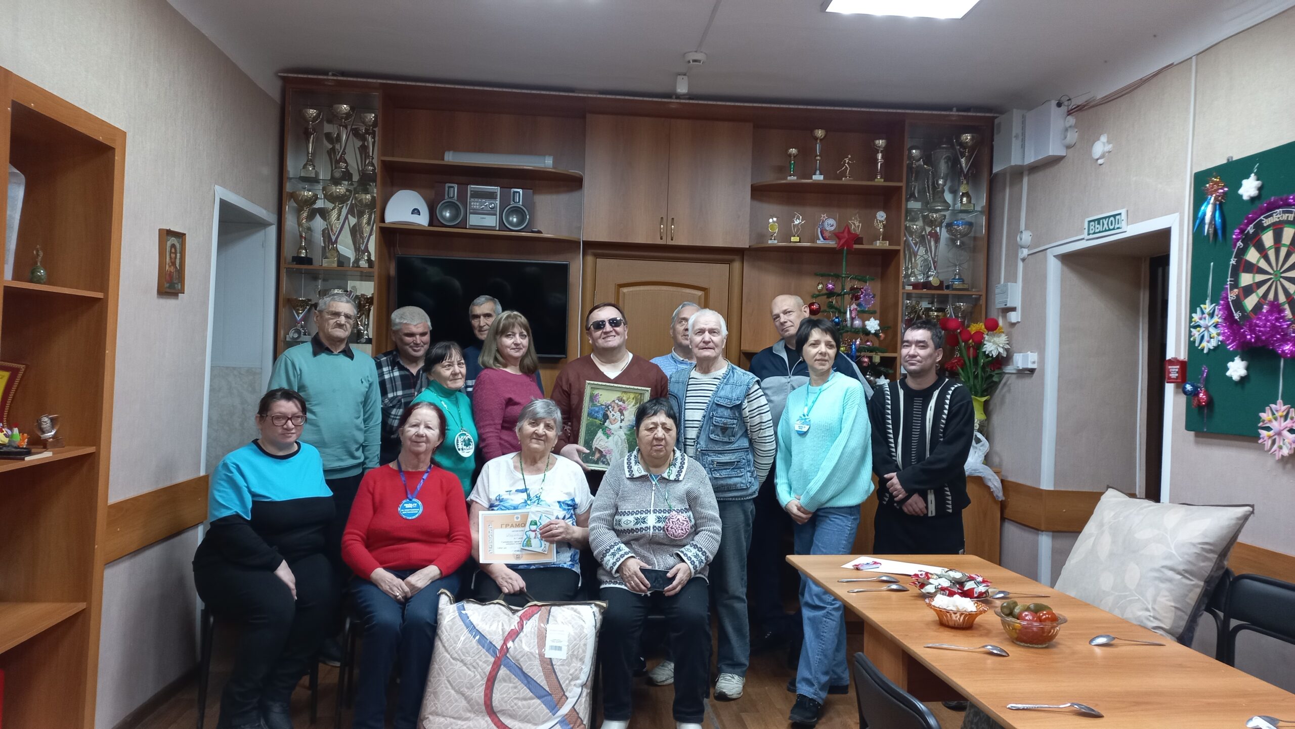 Предновогодний турнир по русским шашкам прошёл в Златоустовской МО ВОС