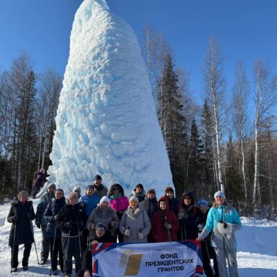 Путешествие к ледяному фонтану: члены Миасской МО ВОС покорили «Зюраткуль»
