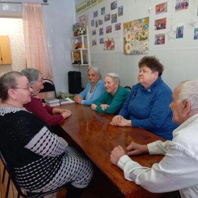 Час героического портрета «Герои России» прошел в клубе «Забота» Ашинской МО ВОС