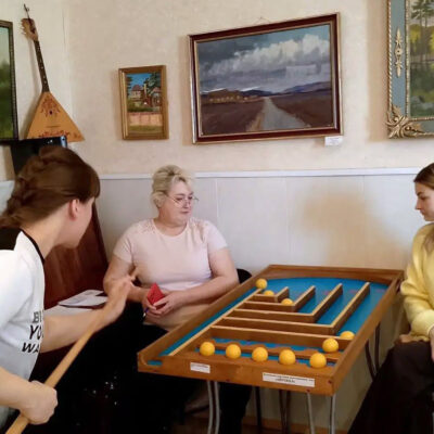 В Чебаркульской МО ВОС прошли соревнования по адаптивным настольным играм