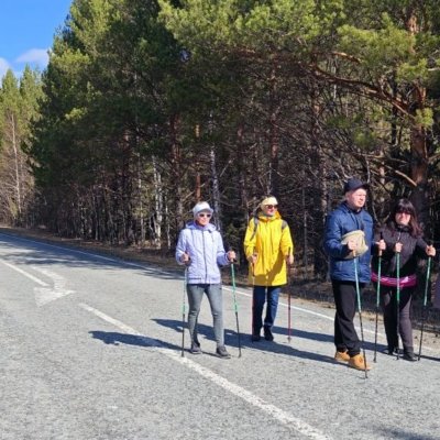 Активный отдых со скандинавскими палками: участники Верхнеуфалейской МО ВОС продолжают осваивать новые маршруты
