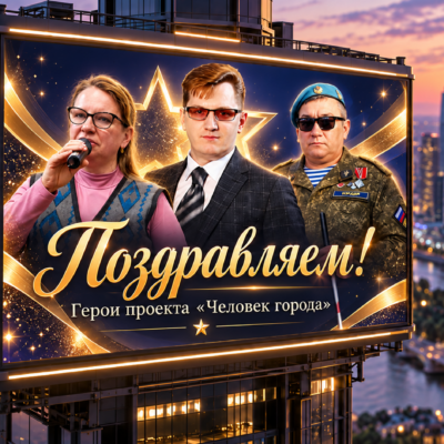 Незрячий, слабовидящая и благотворитель ЧООО ВОС вошли в число лучших людей города Челябинска