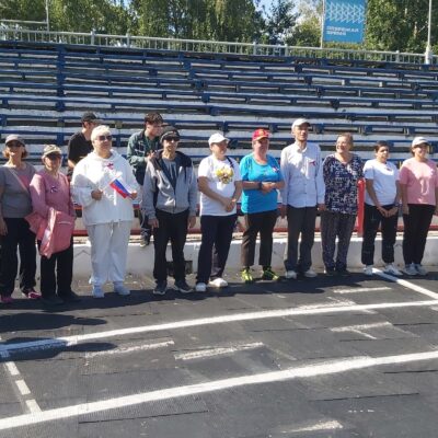 Озёрская МО ВОС приняла участие в городском чемпионате по лёгкой атлетике