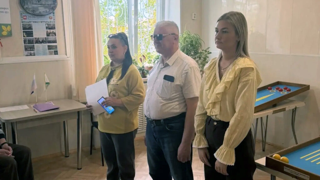 Организаторы турнира во время открытия соревнований.